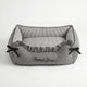 Checkered Bolster Bed