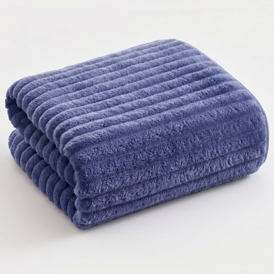 Ribbed Fleece Towel